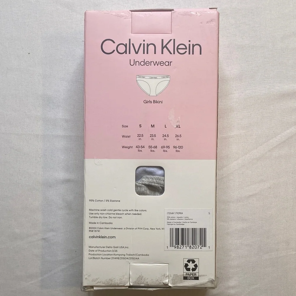 Calvin Klein‎ Girls Bikini Underwear Set - 6 Pack